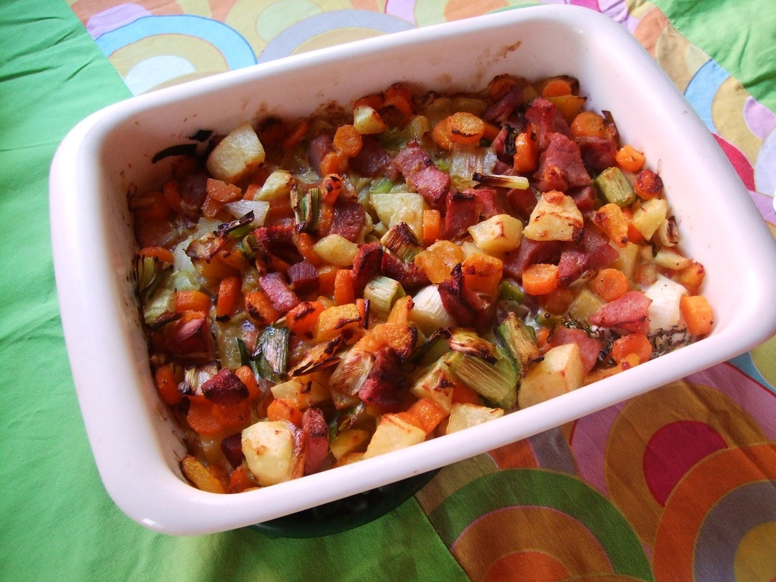Légumes de saison au jambon Le blog de