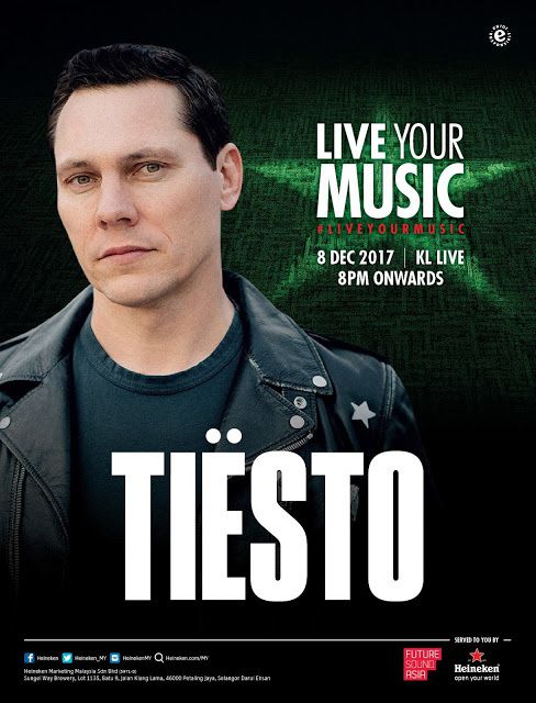 Tiësto date | KL Live | Kuala Lumpur, Malaysia - December 08, 2017