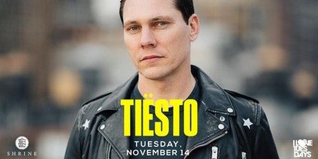 Tiësto date | Shrine Nightclub | Mashantucket, CT November 14, 2017