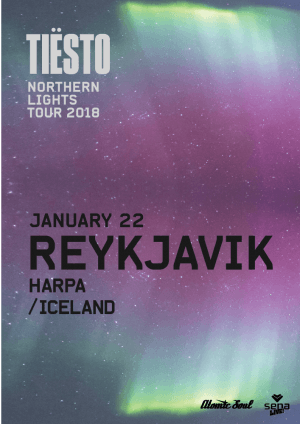 Tiësto date | Harpa | Reykjavik, Iceland - January 22, 2018