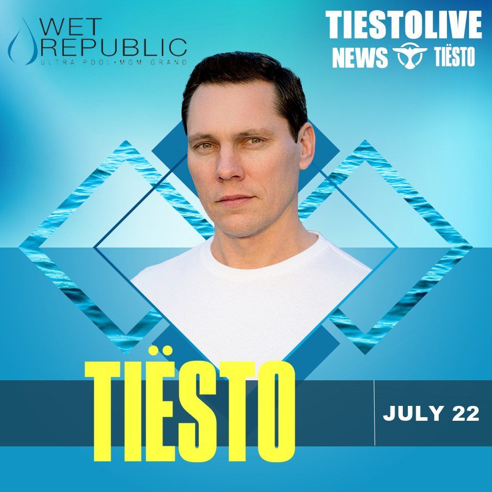 Tiësto date | Wet Republic | Las Vegas, NV - july 22, 2018 #Tiesto #WetRepublic #LasVegas 