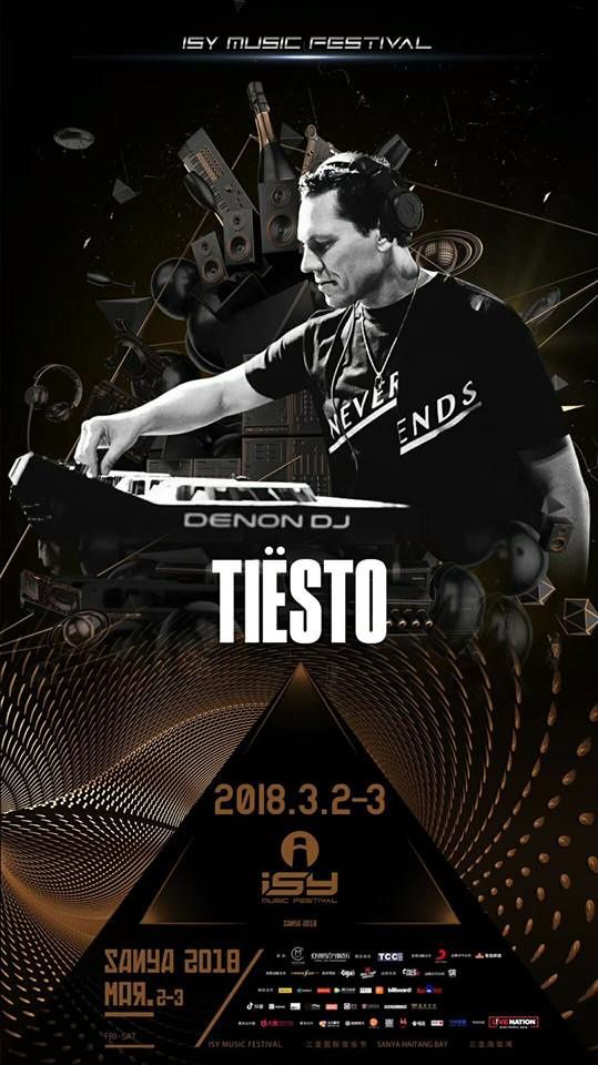 Tiësto date | Isy Music Festival | Sanya, China - March 03, 2018