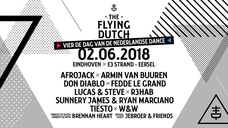 Tiësto date | The Flying Dutch | Rotterdam / Eindhoven / Amsterdam, Netherlands - june 02, 2018