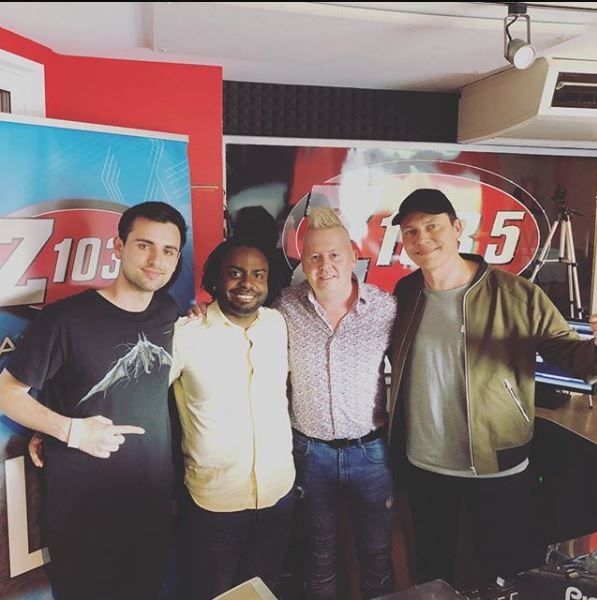 Photos Tiësto and Dzeko, guest for Z103.5 on Air Studio
