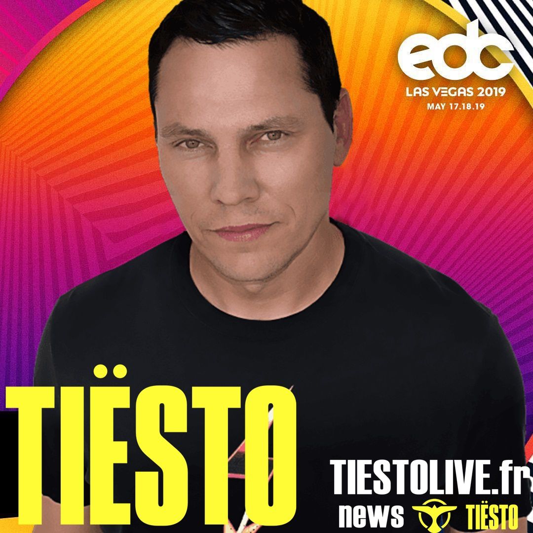 Tiësto date | Electric Daisy Carnival | Las Vegas, NV - may 17/18/19, 2019