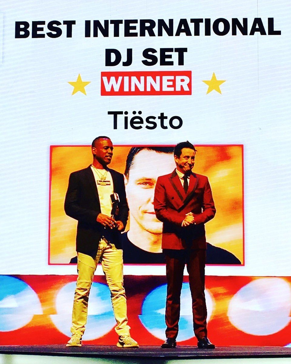 Tiësto Time Out Dubai Music & Nightlife Awards 2017 - Best International Dj Set