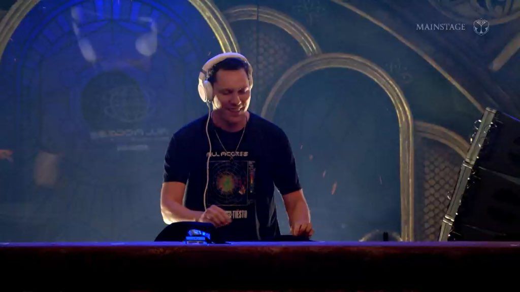 Tiësto vidéo Tomorrowland Boom, Belgium - July 19, 2019
