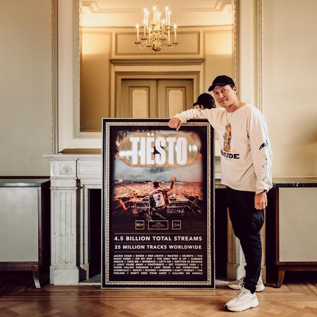 Tiêsto, 4,5 billion total stream <3