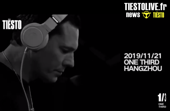 Tiësto date | One Third | Hangzhou, China - november 21, 2019