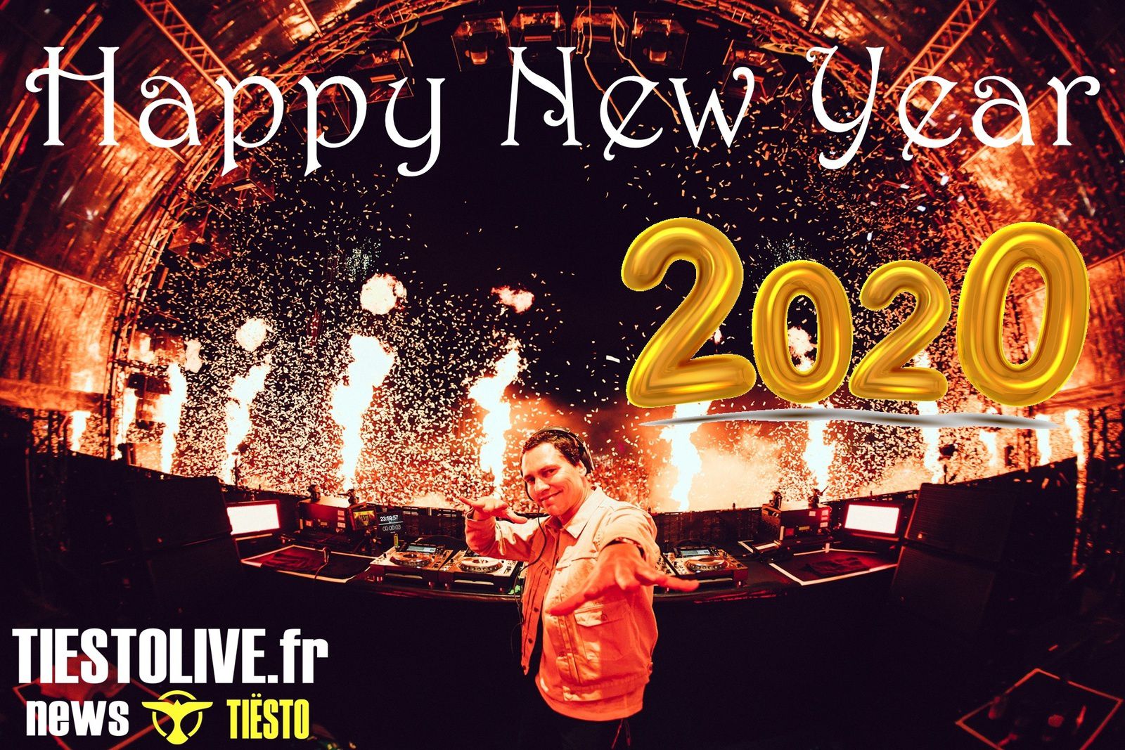 Happy New Year, Tiësto fans of the world