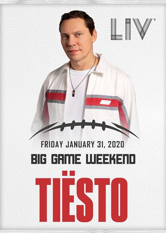 Tiësto date | Liv | Miami, FL - january 31, 2020
