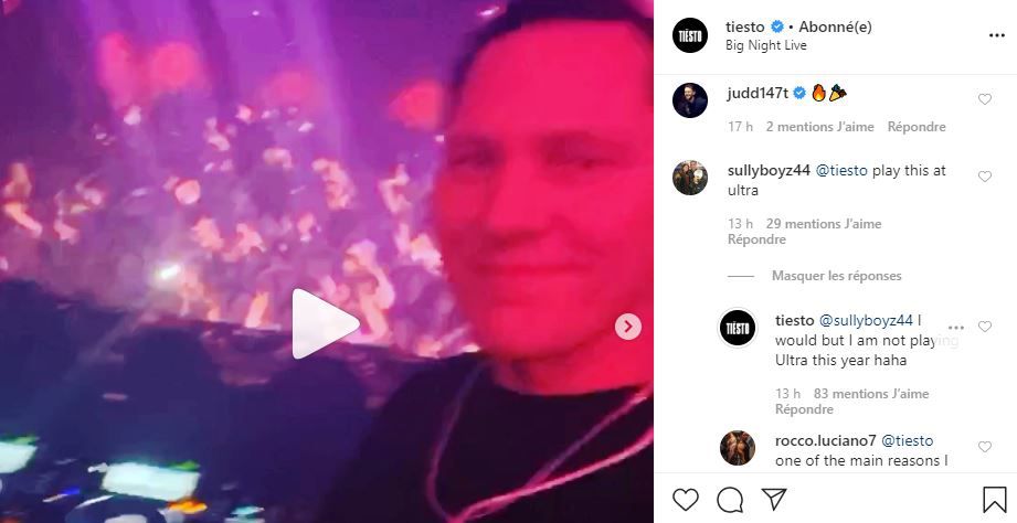 Tiësto will not play at Utra Miami Festival in 2020