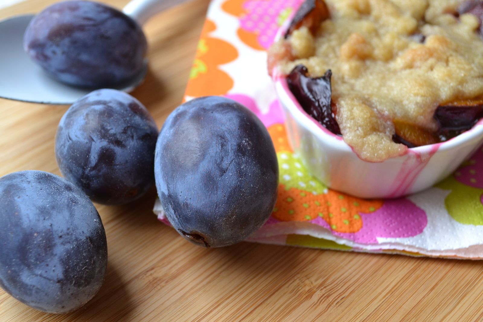 Crumble aux quetsches - Hum, ça sent bon ...