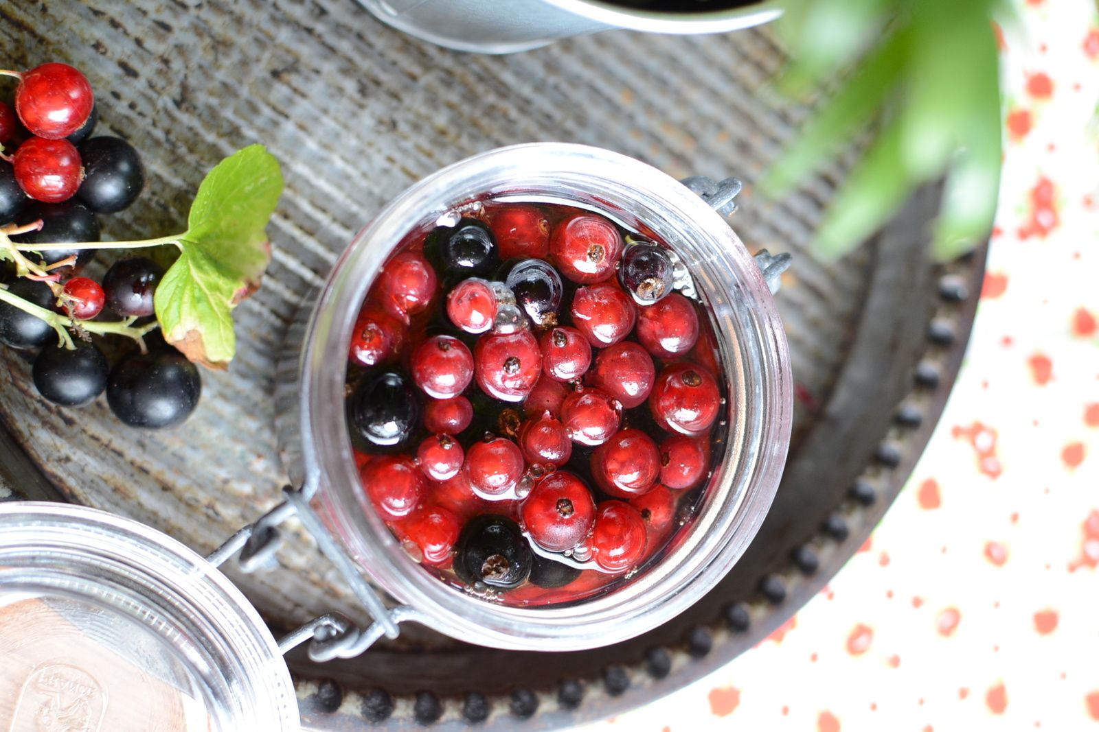 Groseilles et cassis au sirop #conserves - Hum, ça sent bon ...