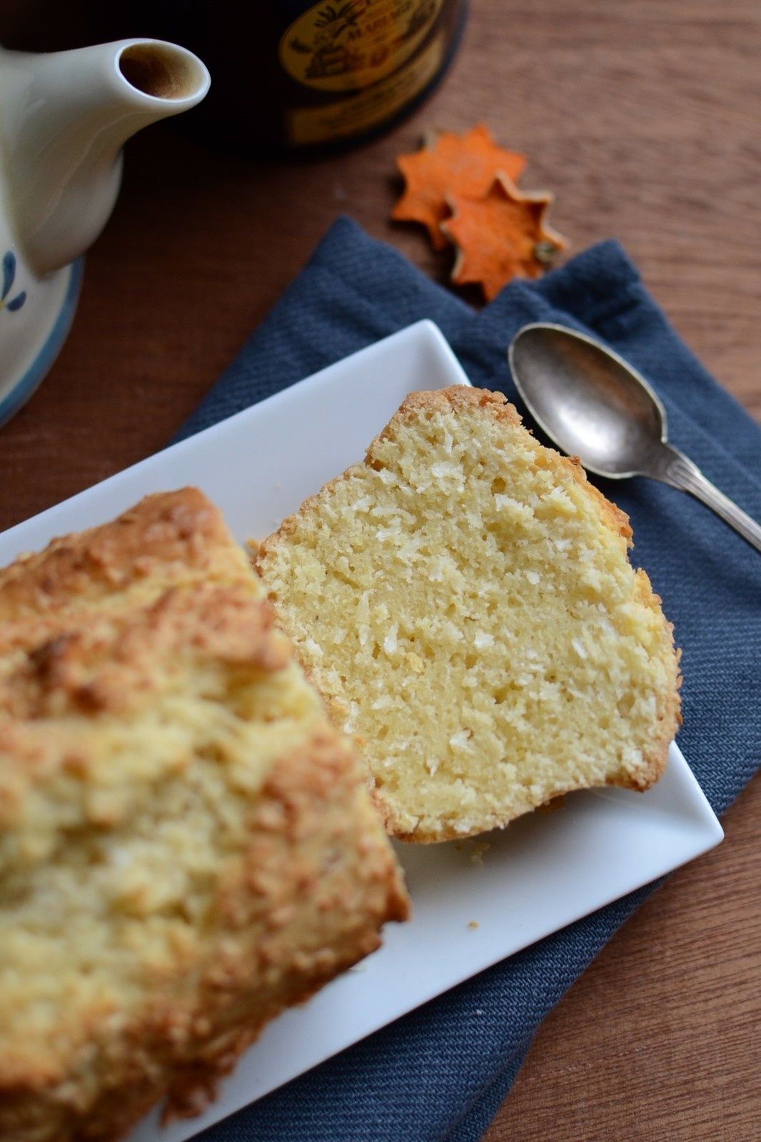 Cake à l'akara et à la noix de coco - Hum, ça sent bon ...