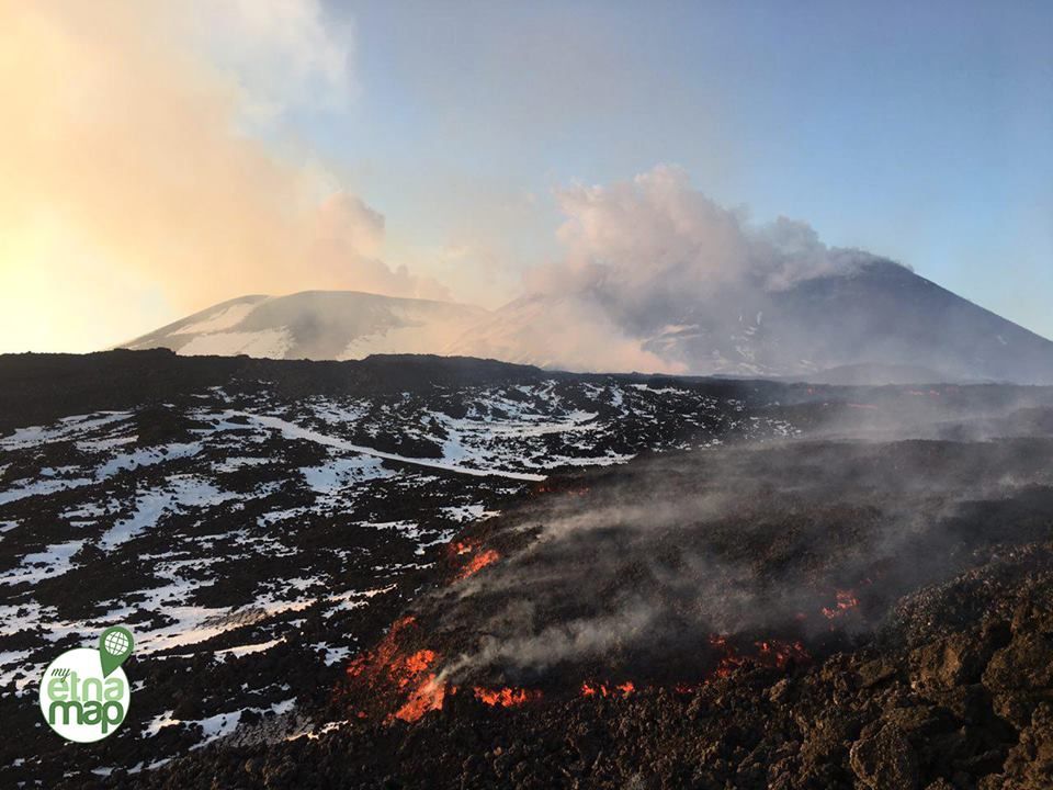  Etna - resumption of activity this 10.04.2017 - photo My Etna Map