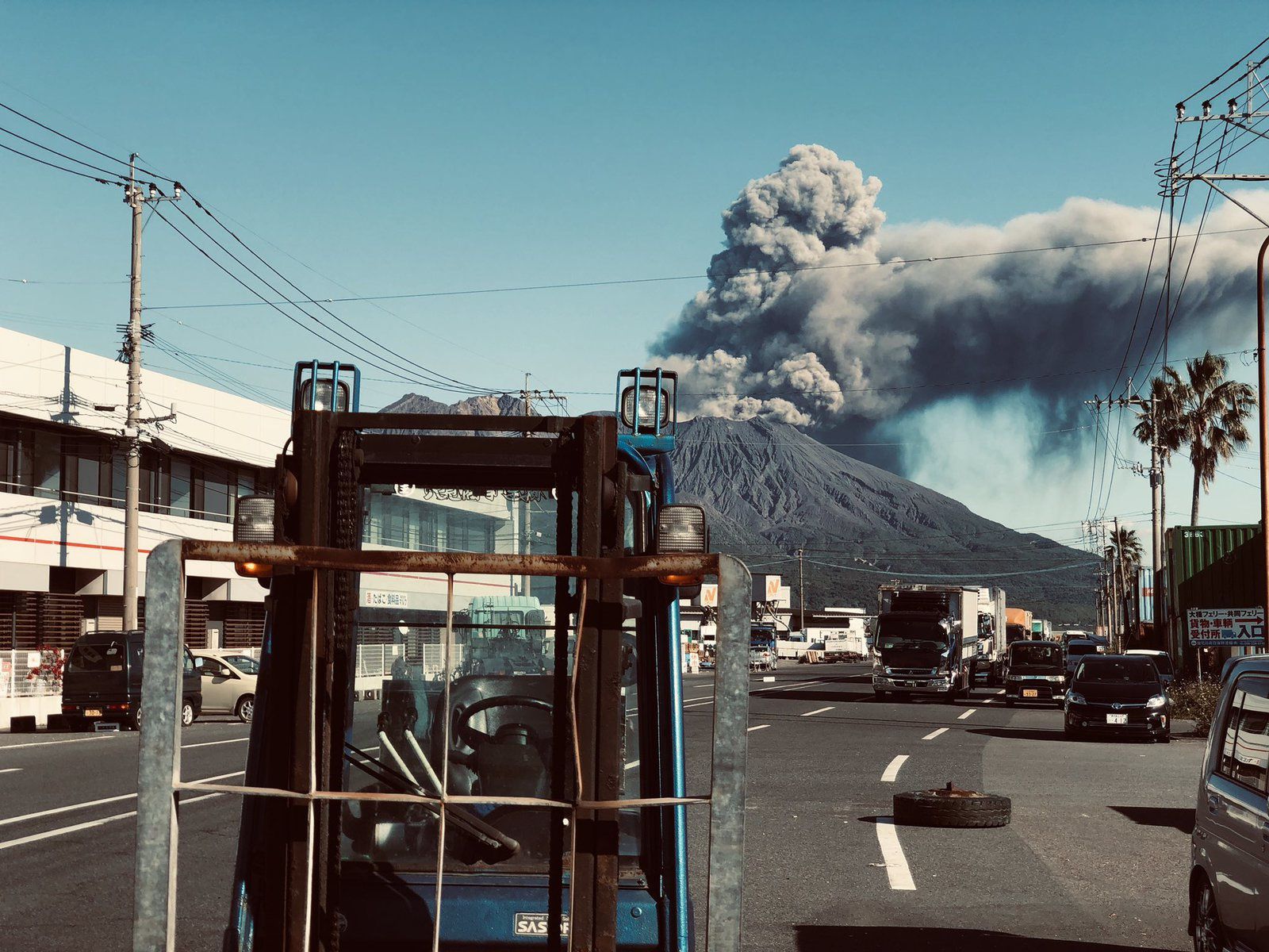 Sakurajima - 14.11.2018 - photo Naoto Yoshidome / Twitter