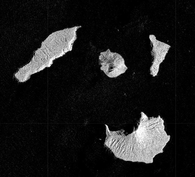 Anak Krakatau - Sentinel-1 radar image from 15.04.2020 - Copernicus / Esa, via Simon Carn