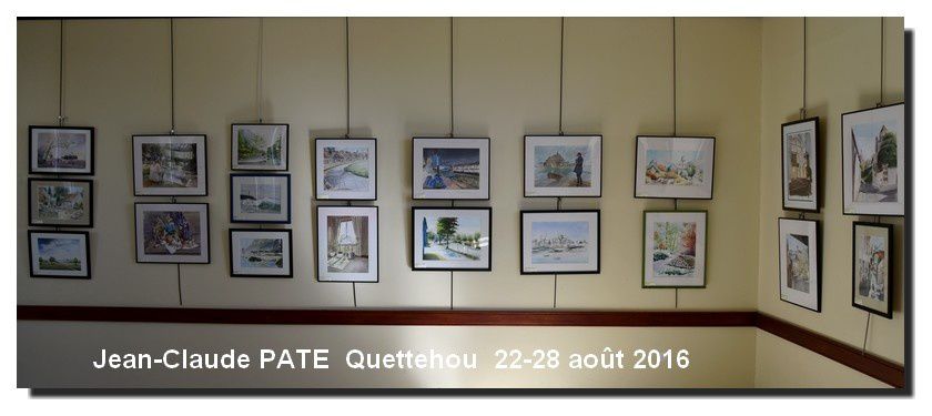 Quettehou : Arlette Lemyre et Jean-Claude PATE exposent