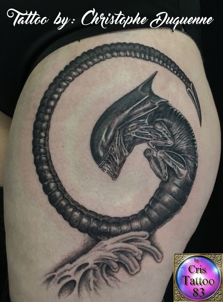 Alien tattoo