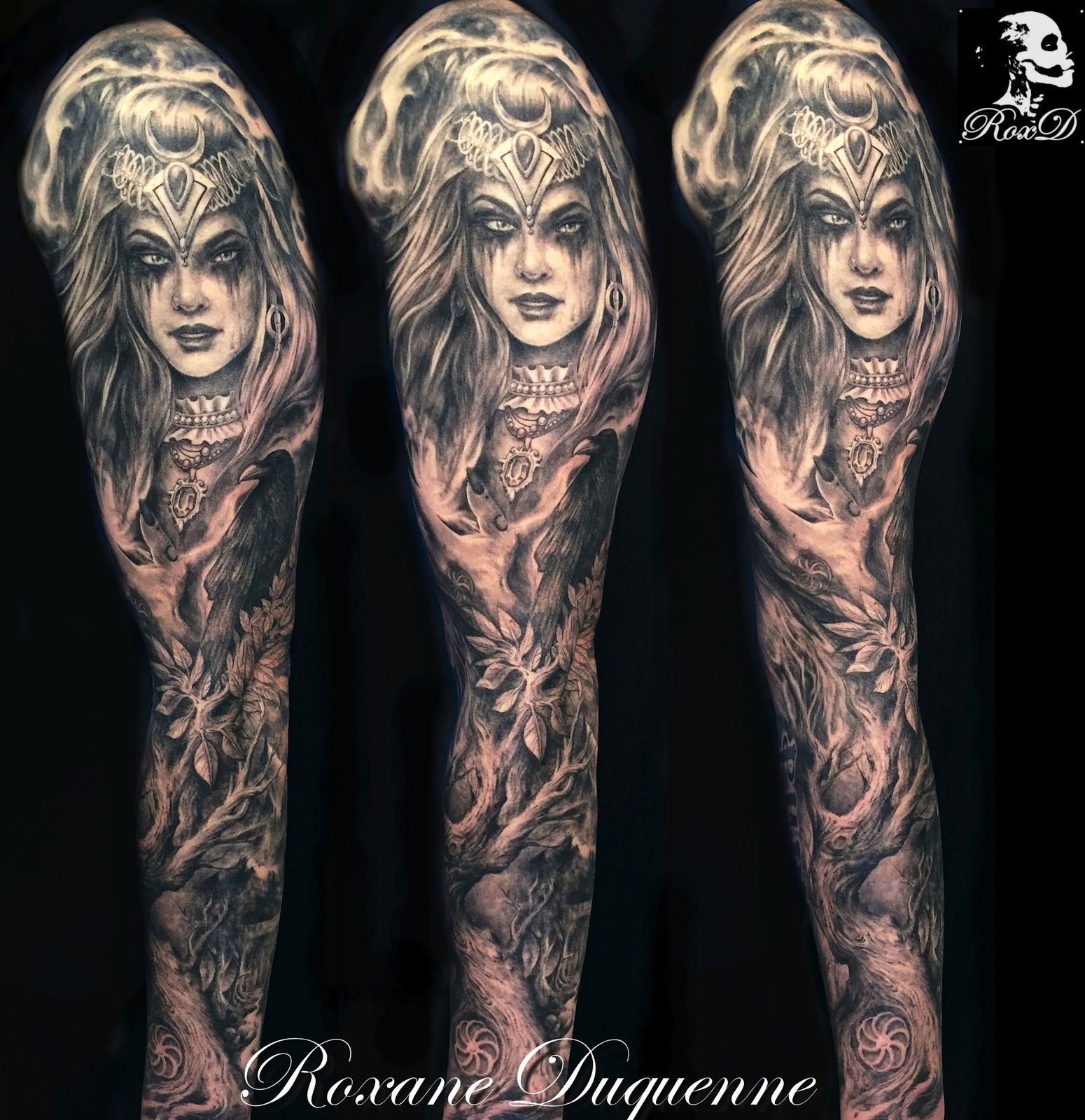 tattoo sleeve roxane duquenne