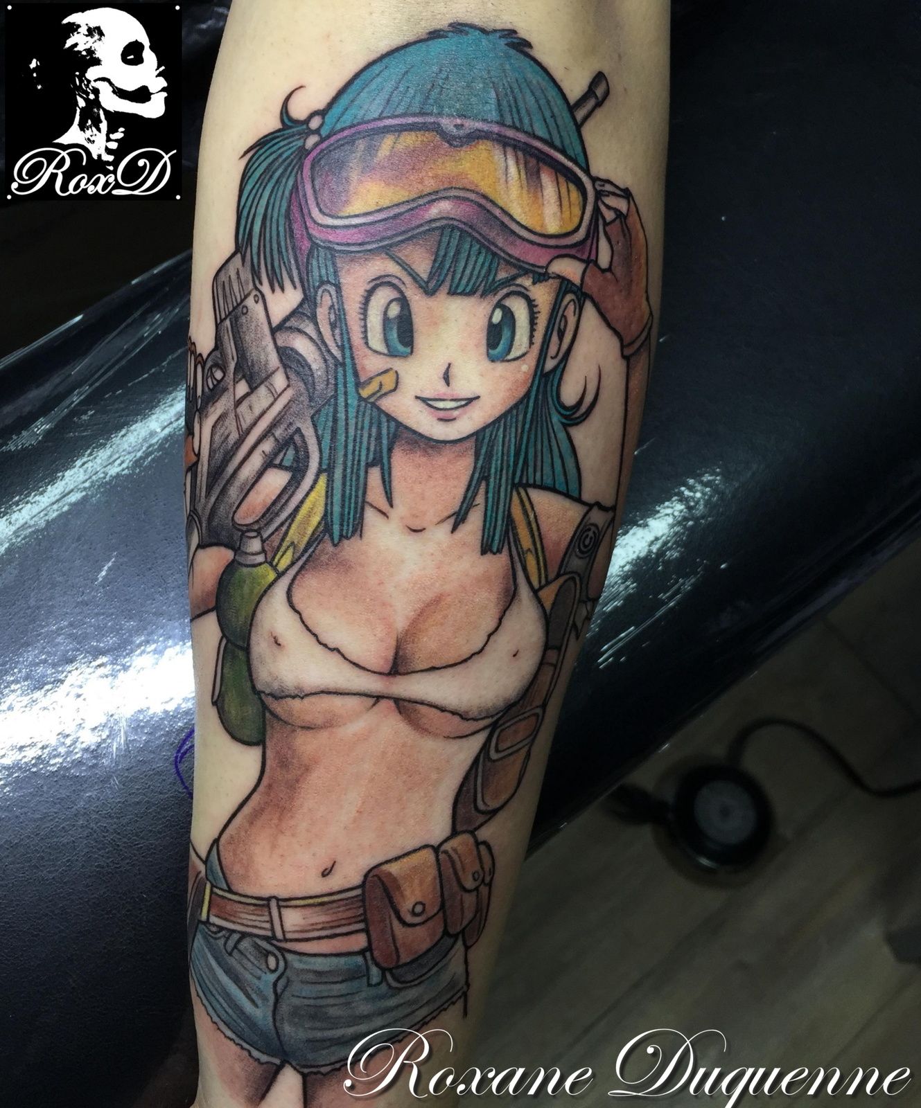 bulma dragon ball tattoo