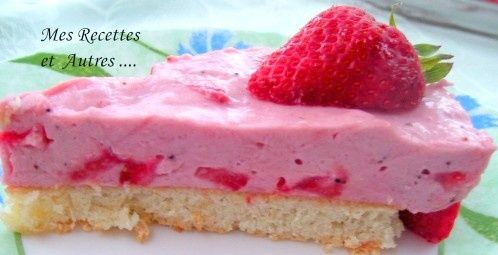 Bavarois à la Fraise 