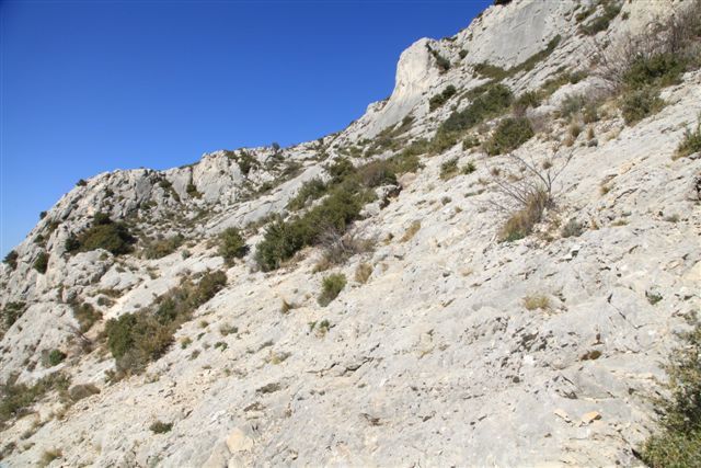 Montagne Sainte-Victoire sentier rouge