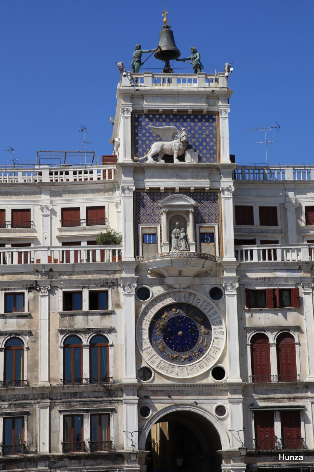 Venise, tour de l'horloge de la place Saint-Marc