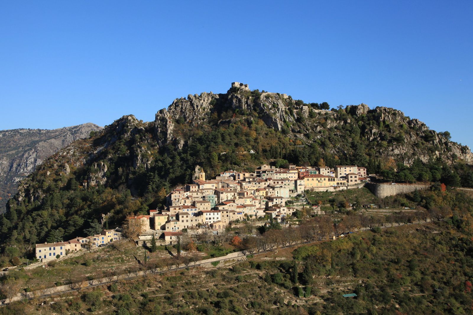 Village perché de Sainte-Agnès 