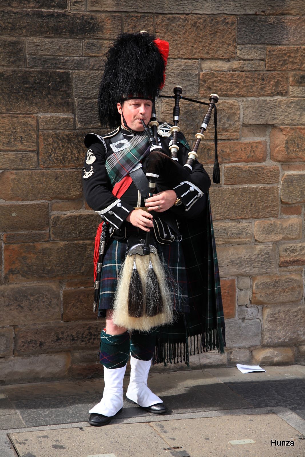 Edimbourg, joueur de cornemuse