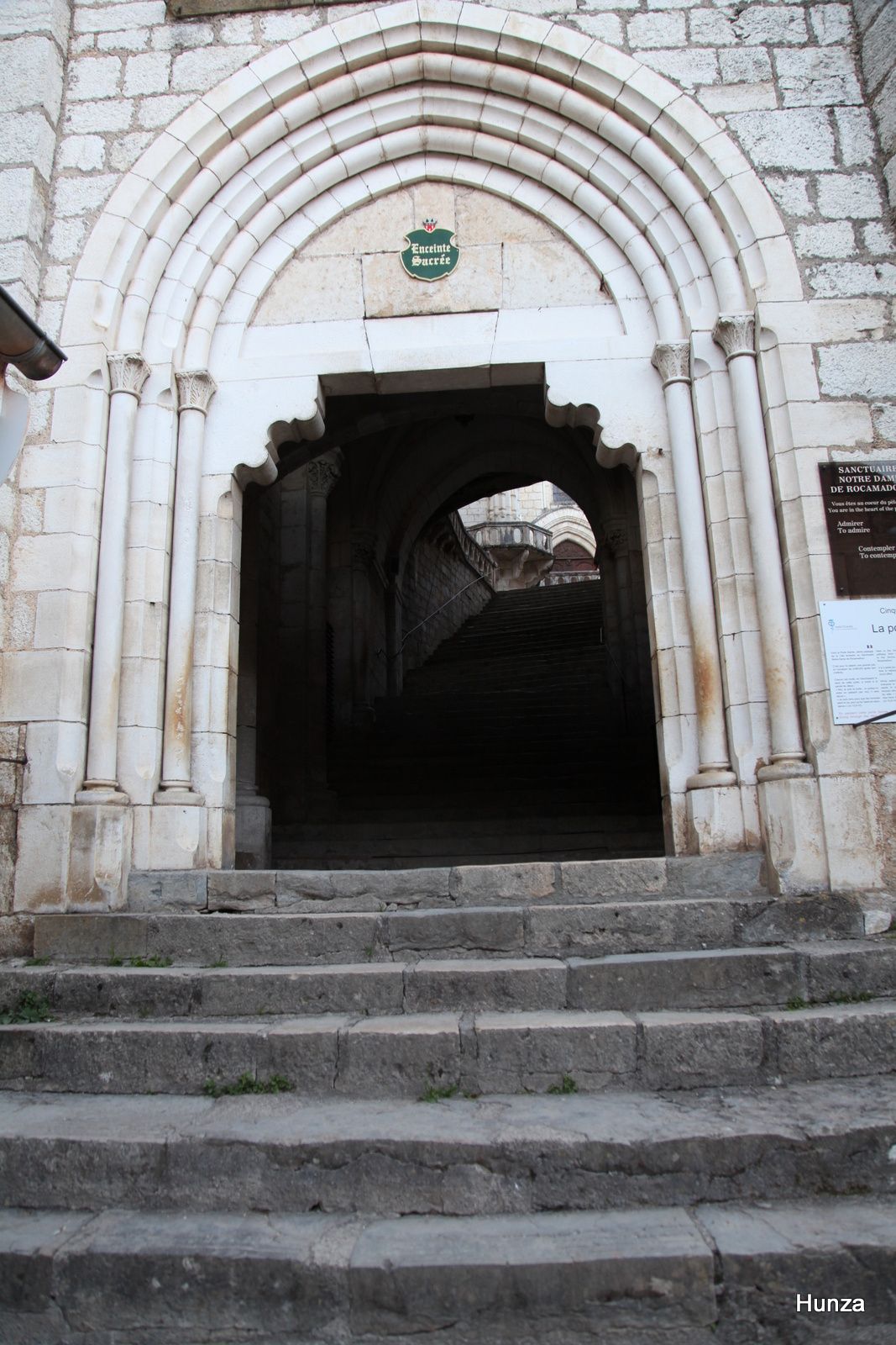 Rocamadour, la porte sainte (entrée du sanctuaire)