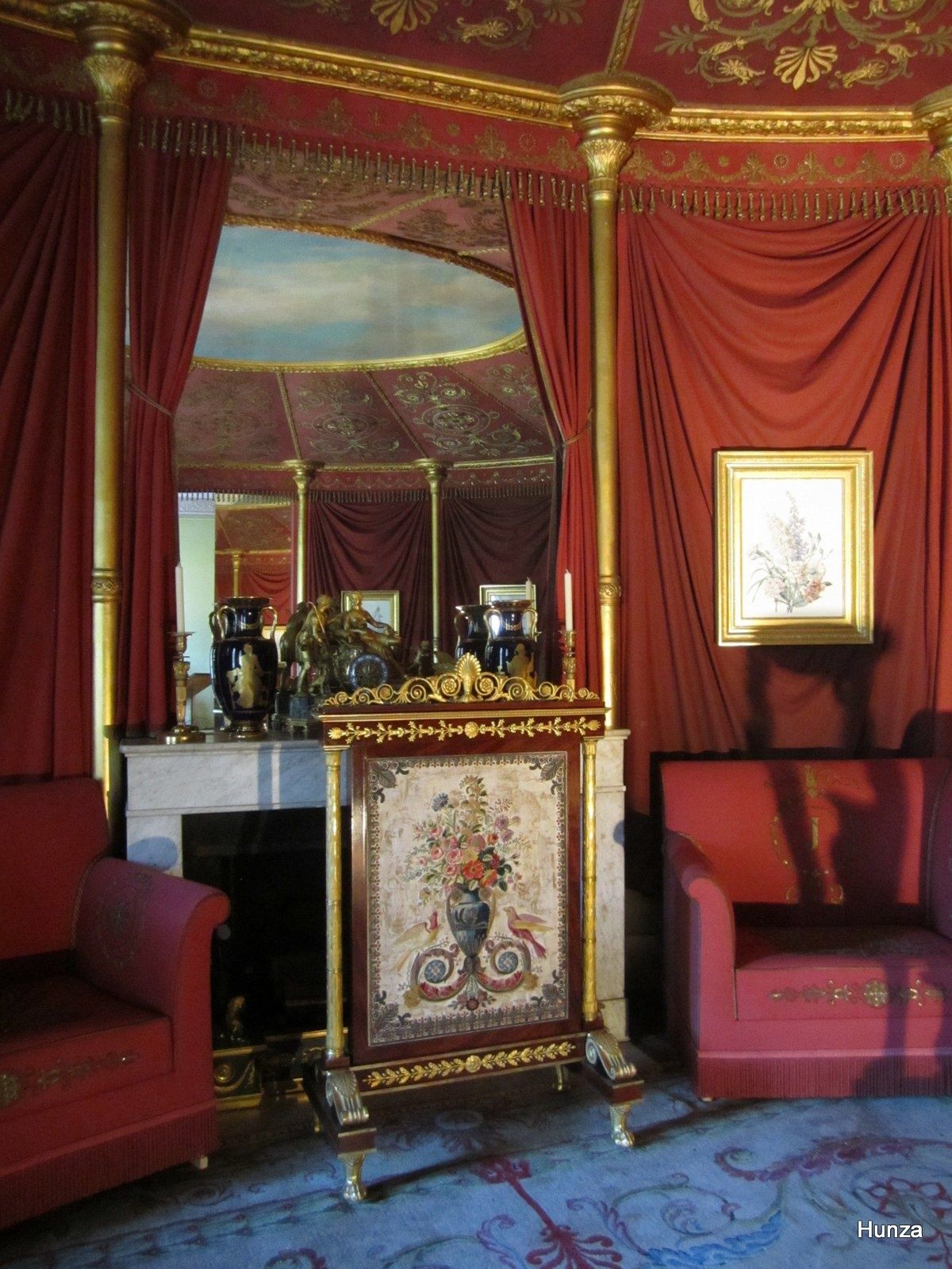 Château de Malmaison, la chambre de Joséphine