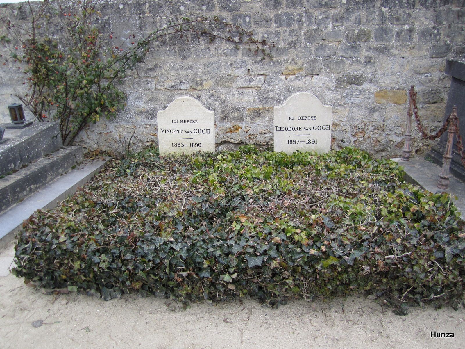 Vincent et son frère Théo enterrés à Auvers sur Oise