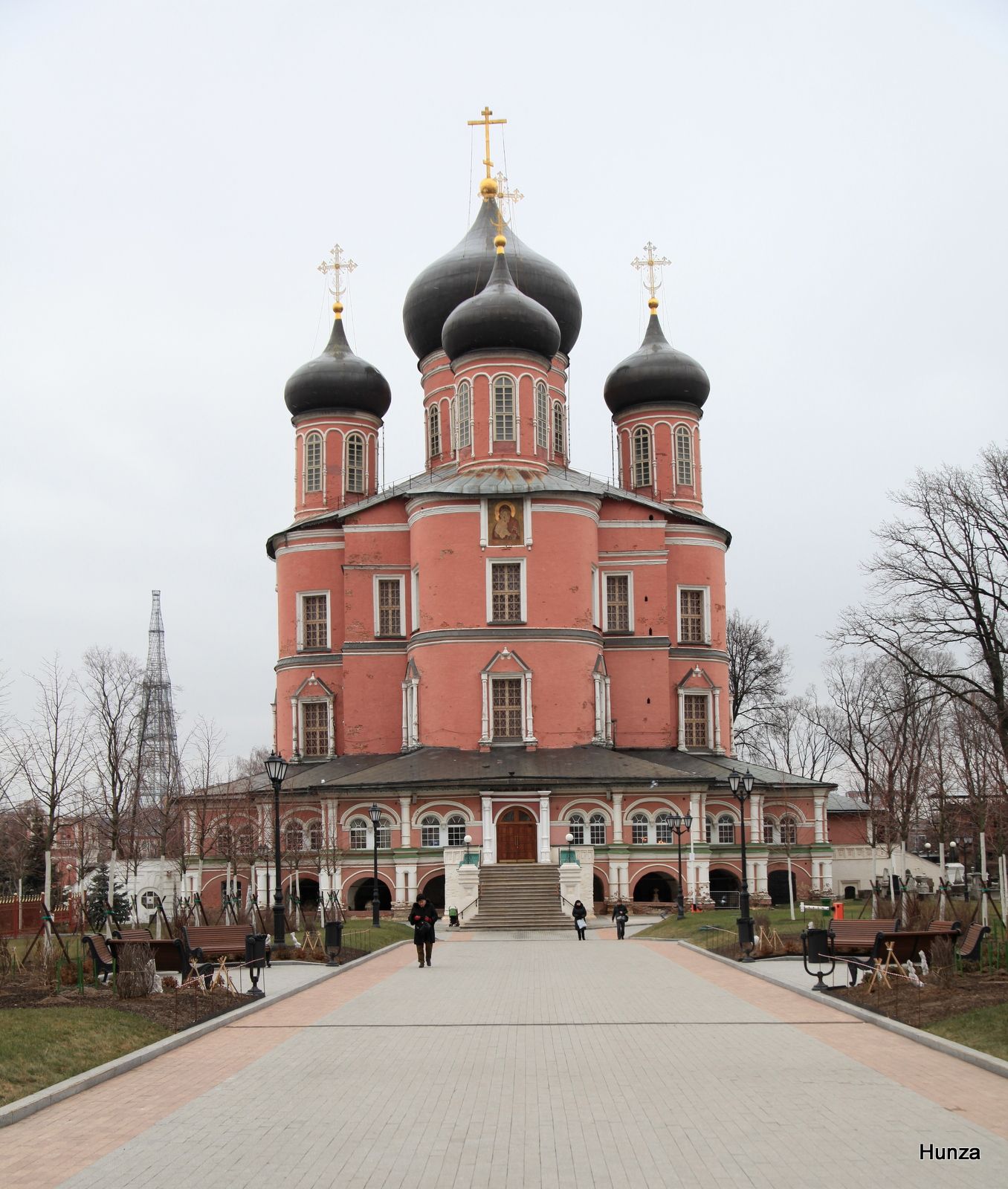 Moscou, la grande église du monastère DonskoÏ