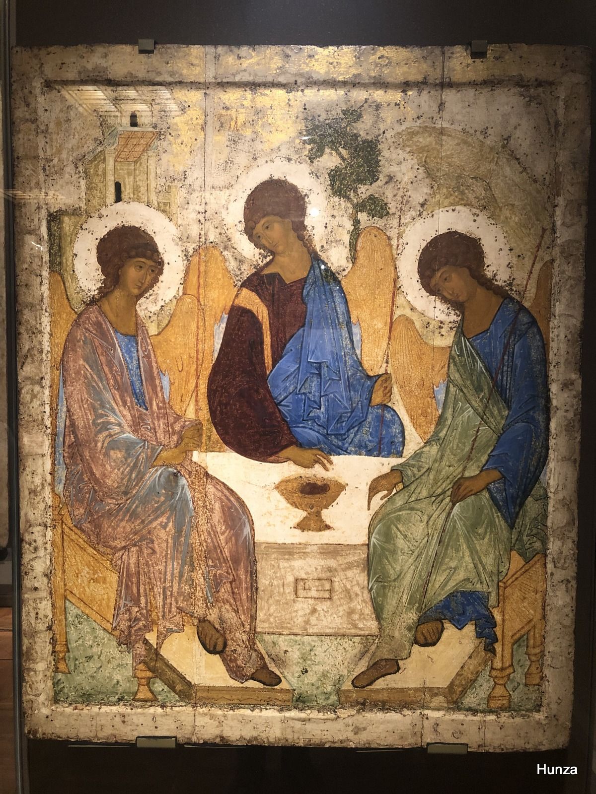 Galerie Tretiakov, icône de la Trinité d'Andreï Roublev