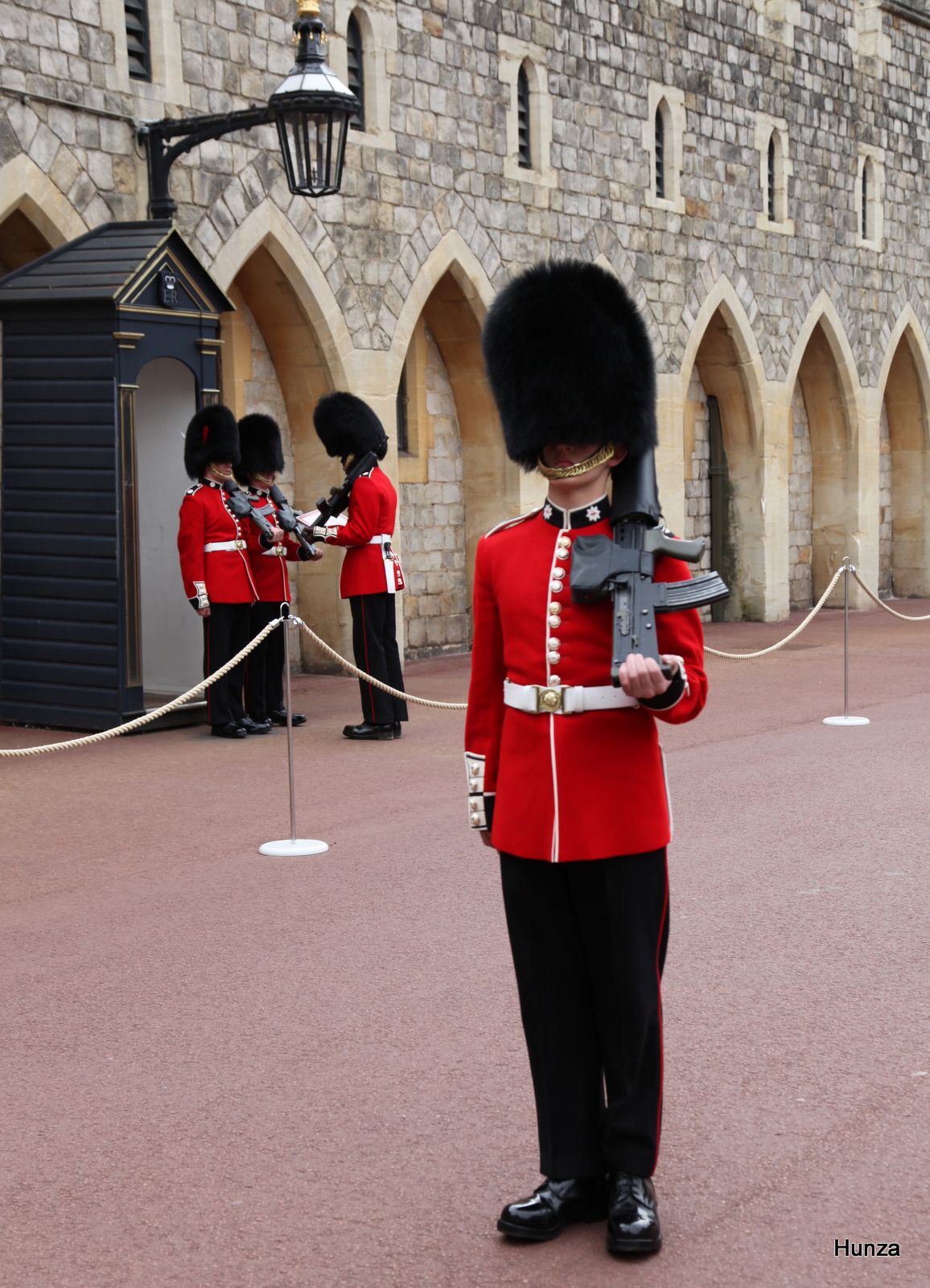 Windsor castle, guards change