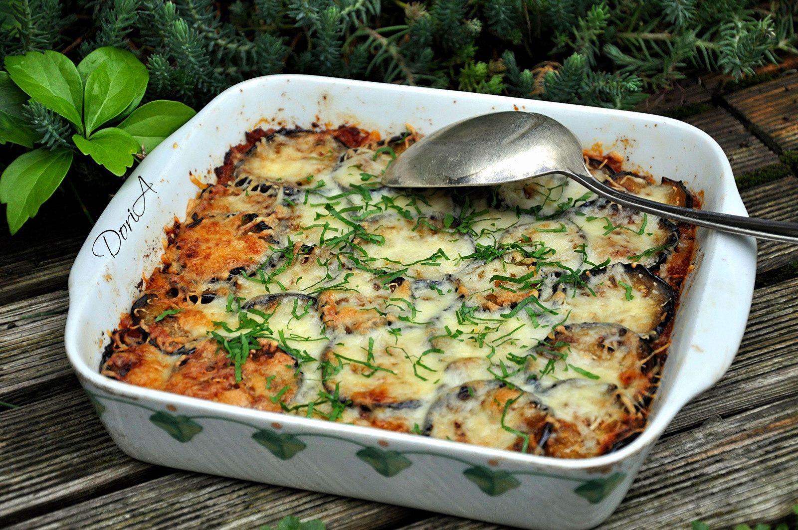 Gratin d’aubergines, bolognaise