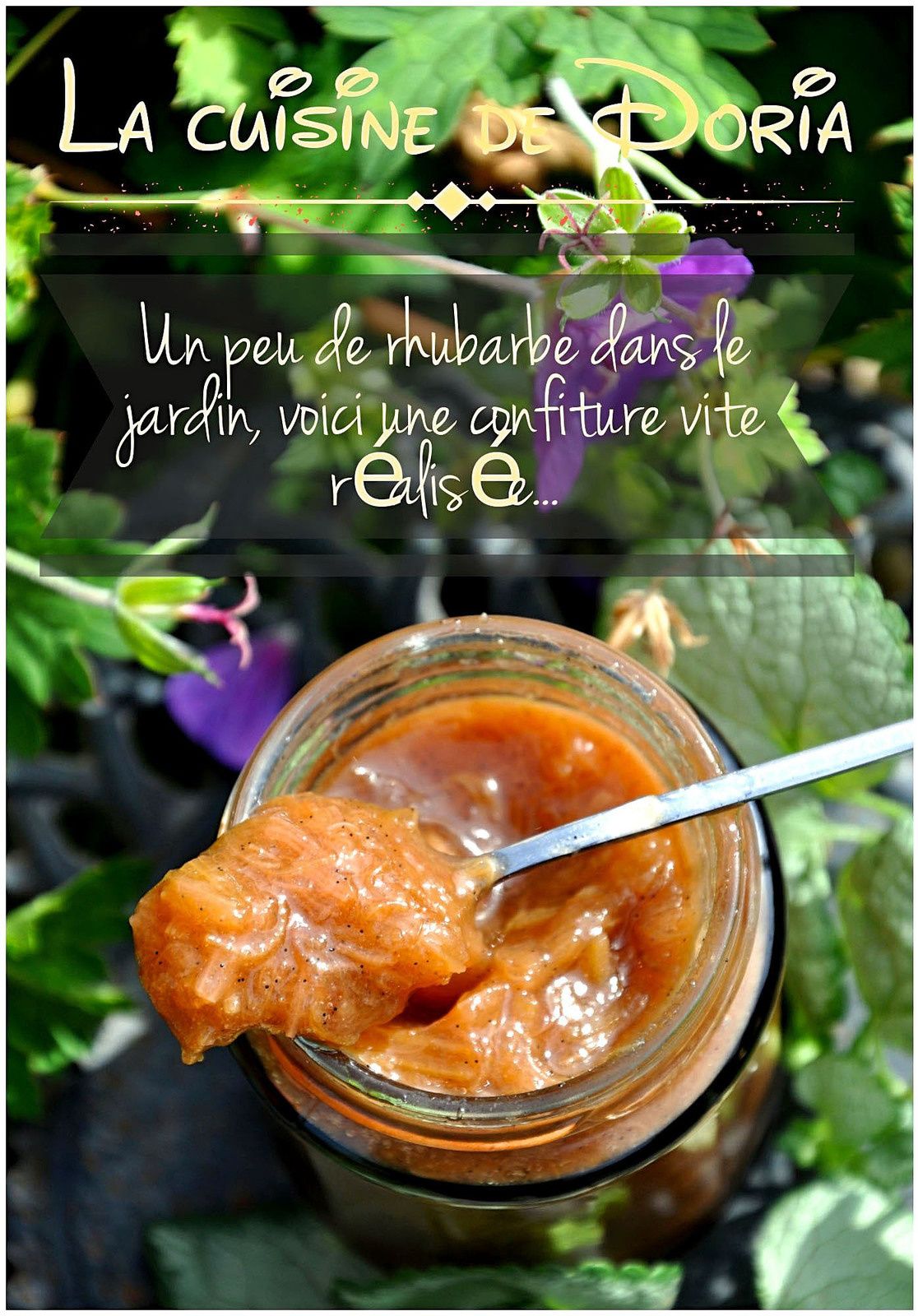 Confiture de rhubarbe