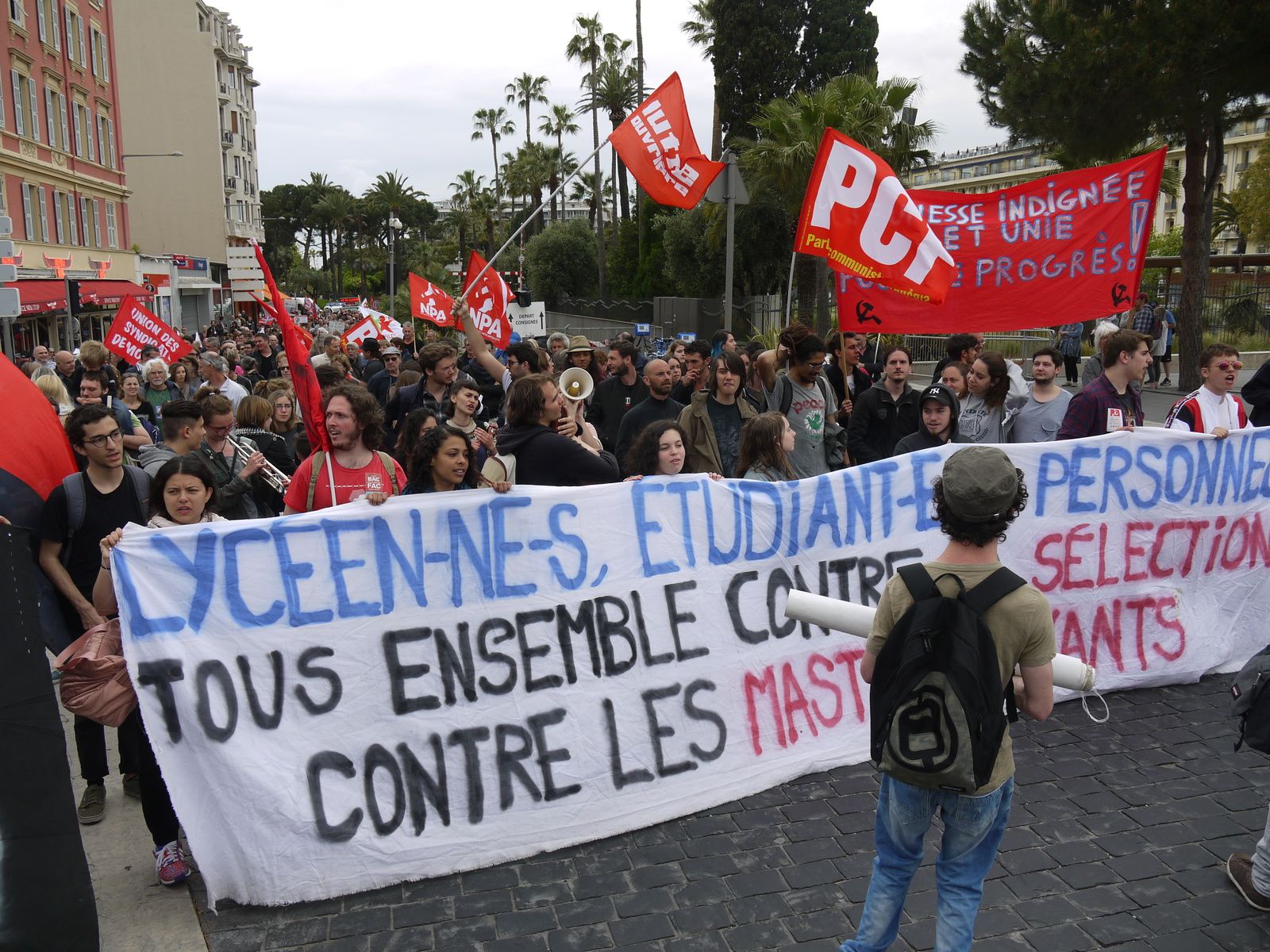 Manifestation du 1er mai à Nice (photos)