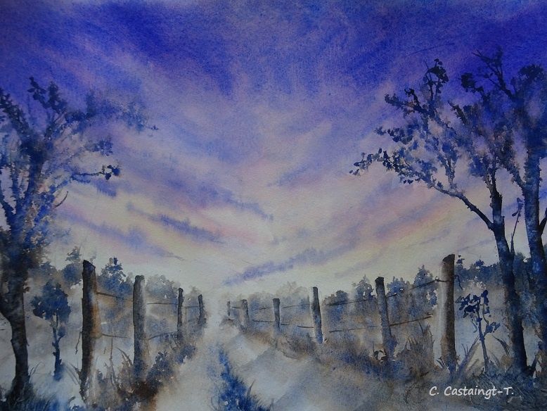 Au Bout Du Chemin Aquarellement Votre - 