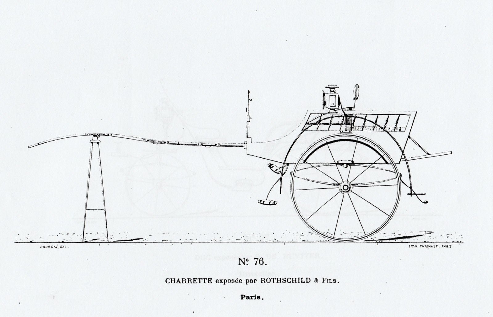 Voitures exposition 1878 3) 2 roues, voitures régionales,... 