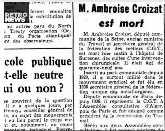 Retro News rend hommage à Ambroise CROIZAT dans - EDUCATION... SAVOIR... ob_a8fabb_retro-5