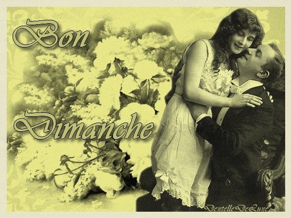 image vintage bon dimanche