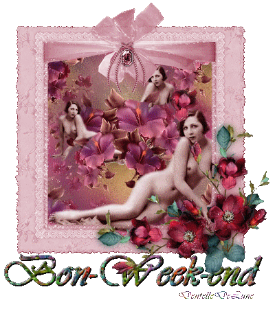 gif animé bon week-end