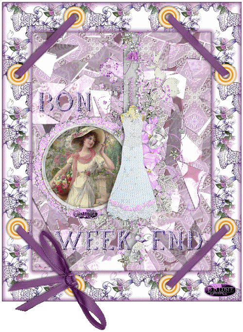 Bon week-end gif animé vintage