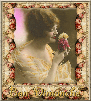 Bon dimanche gif scintillant vintage