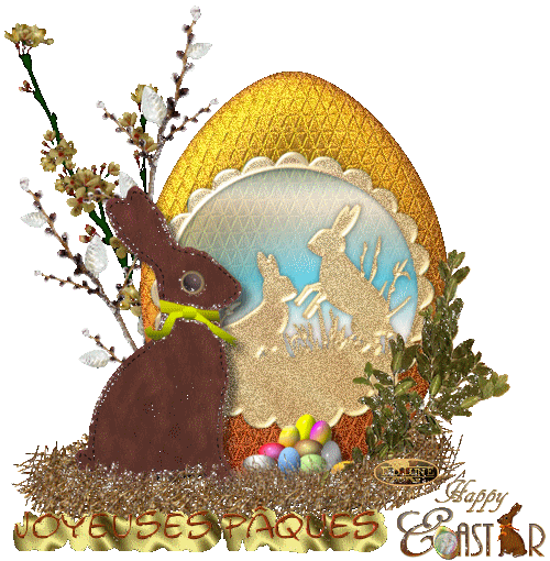 Joyeuses Pâques - Easter  gifs scintillants