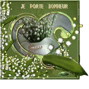 muguet de mai porte bonheur gif animé