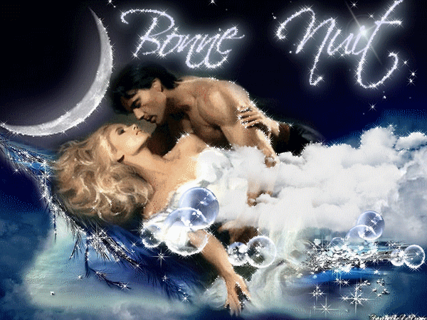 Image Fond D Ecran Amour Couple Lune Etoiles Gif Scintillant Bonne Nuit Couple Amoureux Lune Etoiles Les Gifs Animes De Dentelledelune